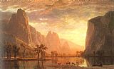 Albert Bierstadt Valley of the Yosemite painting